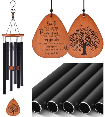 Image of AMBOBE Memorial Sympathy Gifts for Loss of Dad, 32 inch Memorial Wind Chimes for Loss of Father Sympathy Gift, Bereavement Gifts for Loss of Father, Windchimes in Memory of Dad