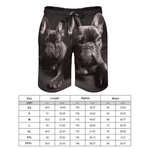 Short de bain homme avec doublure maille et cordon de serrage pour la plage - 3