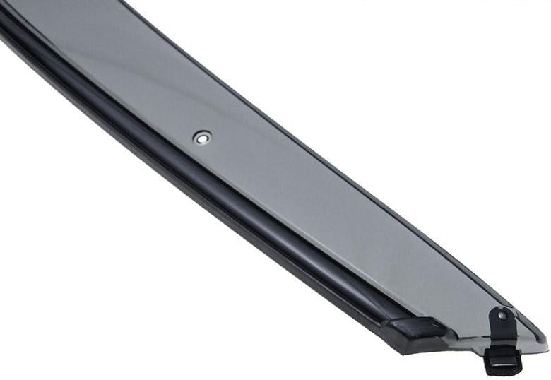 WellVisors Window Visors Wind Deflectors Compatible with Volkswagen VW Jetta Sedan 2006-2010 with Black Trim Rain Guards 3-847VW011