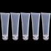 Produktbild 5 x leere Cremetuben, zusammendrückbar, Kunststoff, für Reisen transparent durchsichtig 100 ml