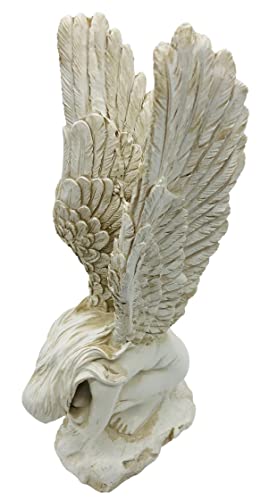 Estatua de jardín ángel llorón para duelo al aire libre