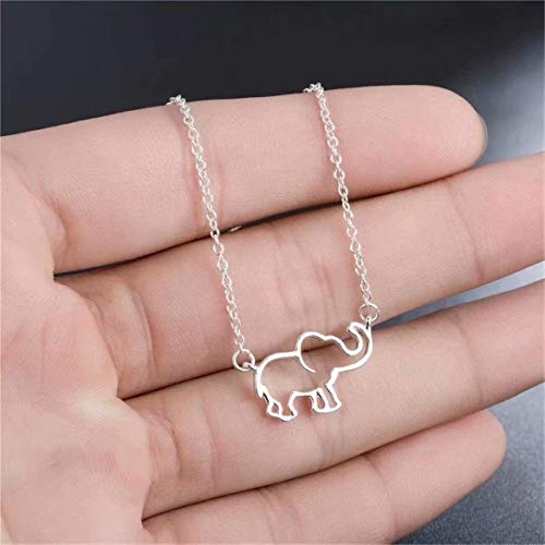 RONODA Good Luck Elephant Jewelry Necklace Charm Pendant Necklaces for Women and Teen Girls Birthday Gifts Adjustable