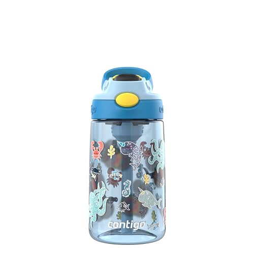 Image of Contigo Kids Water Bottle with Redesigned AUTOSPOUT Straw, 14 oz