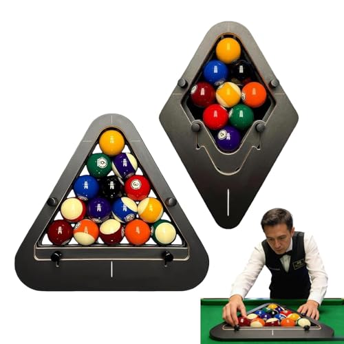 Billiard Pool Rack System,Gap-Free Precision Ball Set for