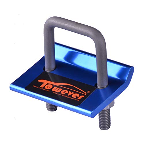 Towever 84705 Trailer Hitch Tightener Anti Rattle Stabilizer 2 & 1.25 inches Hitch, Aluminum Constructed Rust Free Hitch Clamp Easy Installation