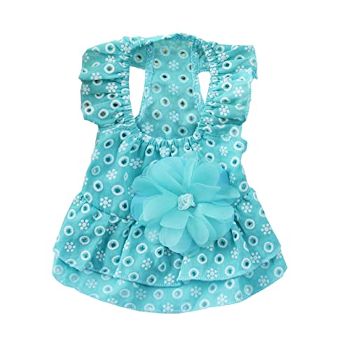 FRCOLOR 2 Peças Vestido De Cachorro Pequeno Roupas De Verão Para Animais De Estimação Roupas De Cach