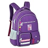 Mochila Luluca Costa Feminina Grande Escolar Bolsos Juvenil Notebook (Lilas)