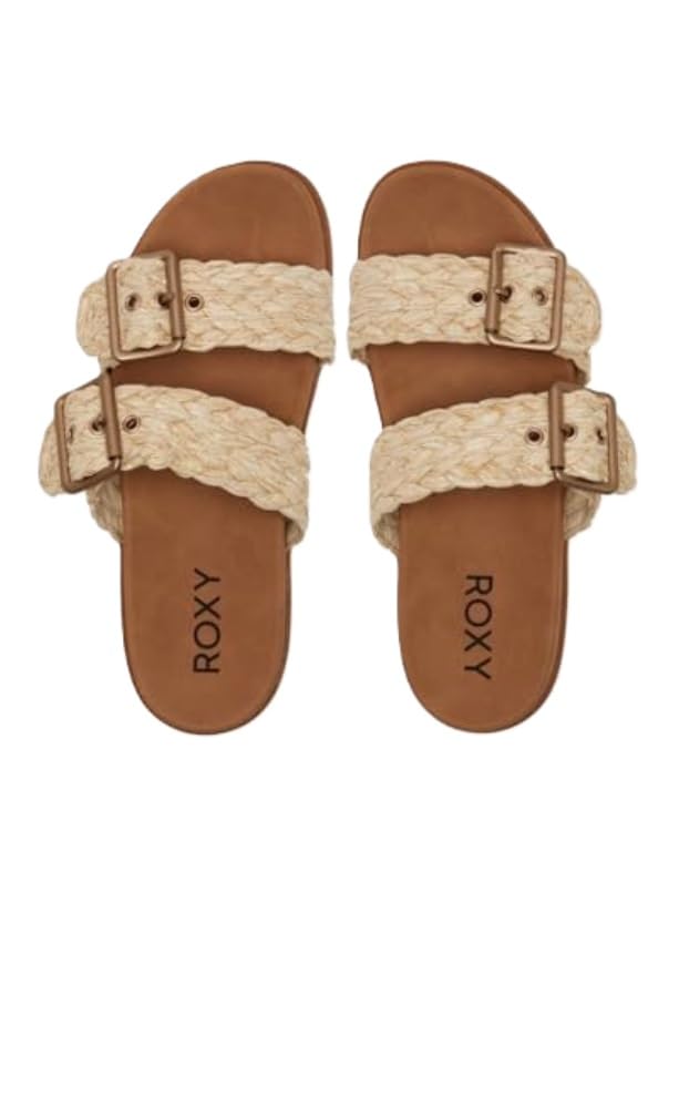 Roxy Into Summer - Slide Sandals for Women - Sandalias - Mujer - 38 - Blanco.