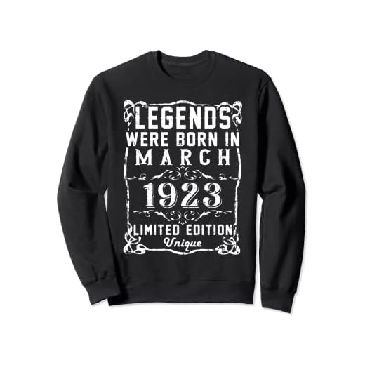 Cumpleaños Marzo 1923 Edición Limitada Regalo March 1923 Sudadera