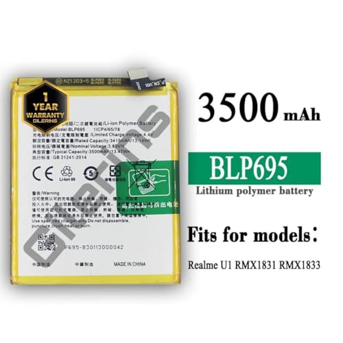Image of Original BLP695 Battery for realme U1 / RMX1831 / RMX1833 Battery with 1 Year Warranty***(P00313)