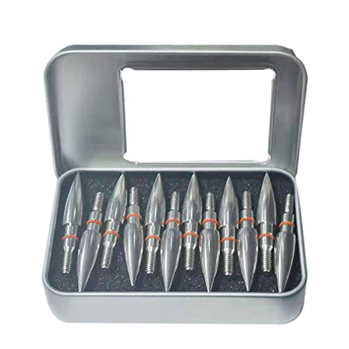 Image of 100 /125 /150 /200 /300 Grains Archery Field Points Practice Field Tips, Archery Target Practice Hunting Arrow Tip for Recurve, Compound Bow Crossbow, Stainless Steel Screw in Broadheads