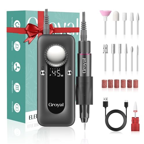 Perceuse à ongles électrique sans fil 45000 tr/min rechargeable pour manucure gel