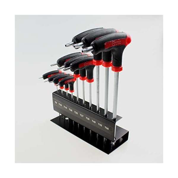 Innensechskantschlüssel Imbus Torx Satz 20tlg T-Griff CrV Schraubenzieher Set – Bild 7