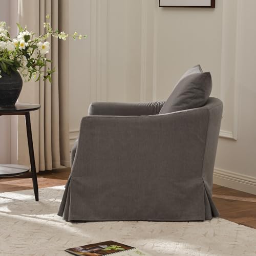 Sillón Barrel Plegable Gris miniatura 6
