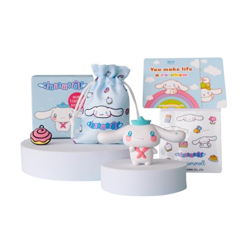 COMANSI Figurine à Collectionner Cinnamoroll avec 5 Accessoires exclusifs Hello Kitty and Friends