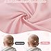 Unicorn Castle Satin Bassinet Sheets Baby 2 Pack Soft for Baby Hair Skin Fitted Bedside Bassinet Sheets for Newborn for Oval Rectangle Hourglass Bassinet Mattress,White Butterfly- Pink