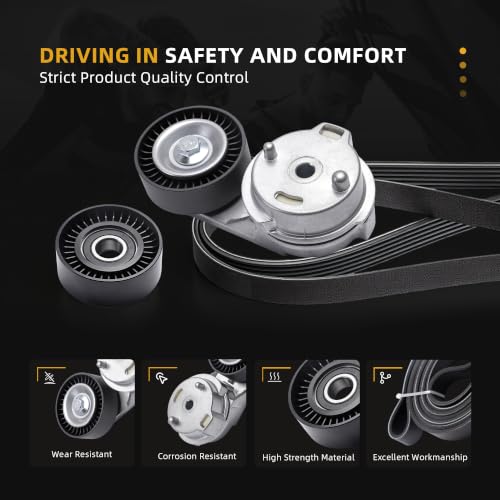 Image of Serpentine Belt Tensioner Idler Pulley Kit #39269 89607 53032860AA