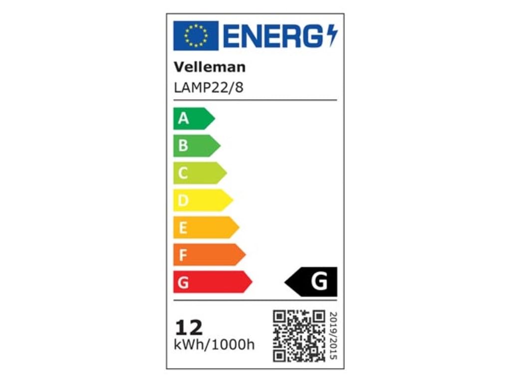 Velleman Lampe-loupe, Lampe économique Ronde de 12 W, dioptrie 3 + 12, idéale pour Travail de précision, Blanche