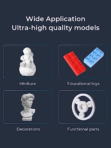 Image of Creality PLA Filament 1.75mm Bundle 4 kg, 3D Printer Filament Multicolor, Enhanced Toughness No Warp, 4 Pack-1 kg (Black, Black, White, White)