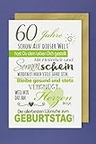 Anlass: 60 Jahre, Lebensjahre, Geburtstag, Birthday Frauen, Männer