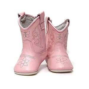 Real Leather Cowboy Cowgirl Boots Customizable Premium Box Soft Sole for Baby Infant Toddler Girls Newborn Crib Prewalkers Special Occasion
