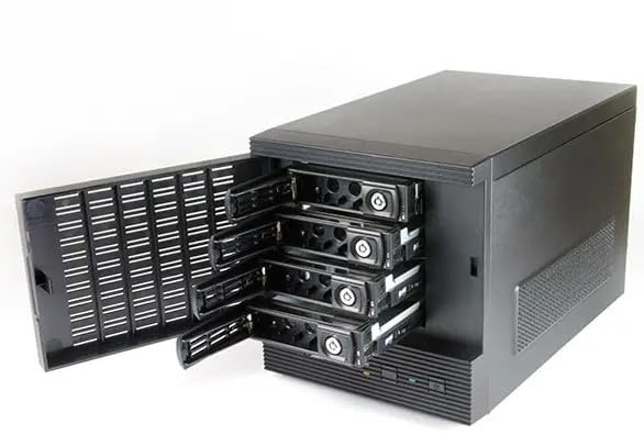 Boitier PC Mini ITX compact à 4 baies hot swap haute performance