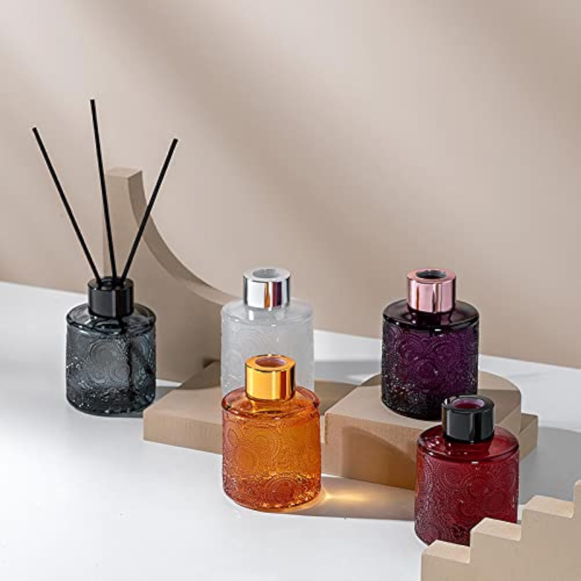 Wood Block Aroma Reed Diffuser Light, Gift for Home