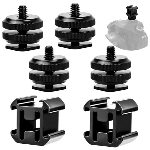 Drwosm A Blitzschuh-Adapter Set 6Stk