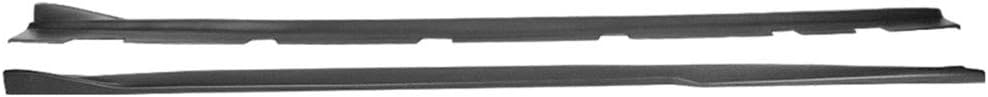 FREEMOTOR802 Side Skirts Fits 2011-2018 Dodge Charger Base & 2019-2023 Dodge Charger SXT Trim, V3 Style Unpainted Black PP Rocker Panel Extensions Side Splitters Protectors Styling Body Kit