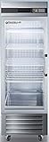 Summit Appliance Accucold 23.0 cu.ft. Medical Refrigerator, 28” Wide, Vaccine Refrigerator, Stainless Steel with Glass Door- ARG23MLLH (Left Handed Door Swing)
