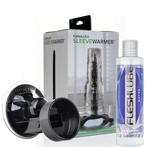 Fleshlight Three Accessories Pack | Sleeve Warmer, Shower Mount and Fleshlube Water