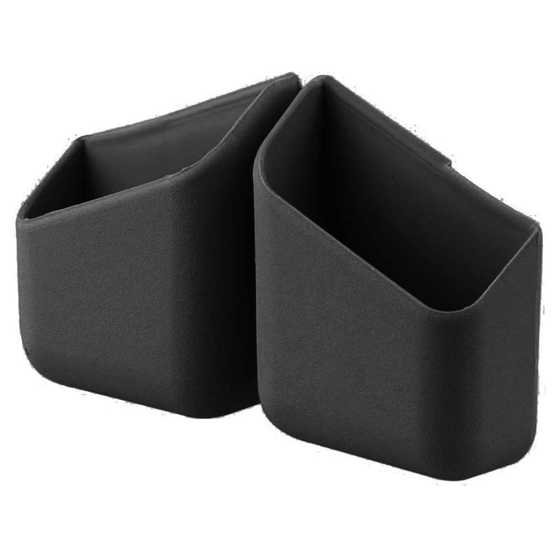 Autofetch Car Multipurpose Pillar Storage Pocket Holder Box (Black) (Set of 2) Compatible With Tata Indica Vista