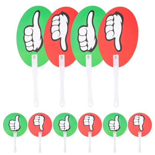 Palettes de vote bicolores Amosfun à poignée ergonomique pour école