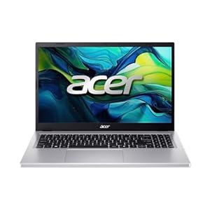 acer Aspire Go 15 AG15-42P Laptop, 39,6 cm (15,6 Zoll), Full HD (AMD Ryzen 7 5825U, 32 GB RAM, 512 GB SSD, AMD Radeon Graphics, Windows 11 Home), Silber, spanische QWERTY-Tastatur