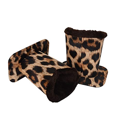 Image of Pack of 2 Soft Plush Lined Eyeglasses Holder Stand Protective Glasses Holder Stand