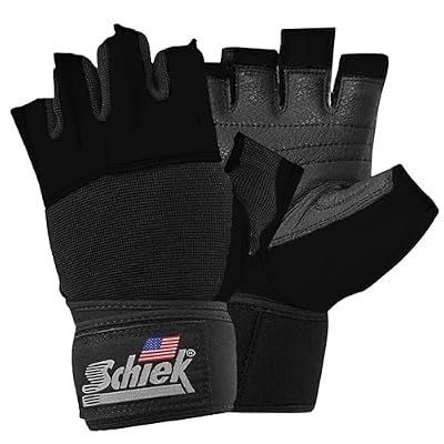 Schiek Sports 530 Platinum Lifting Gloves with Gel Pad - Amara Leather Weightlifting Gloves for Women and Men