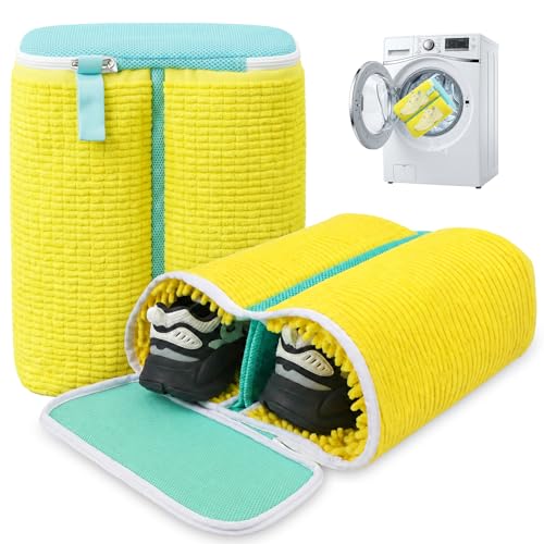 2-Pack Shoe Washing Machine Bag for Sneaker Cleaning Laundry Shoe Bag by Tadpole Jump - Used condition - US$29.99