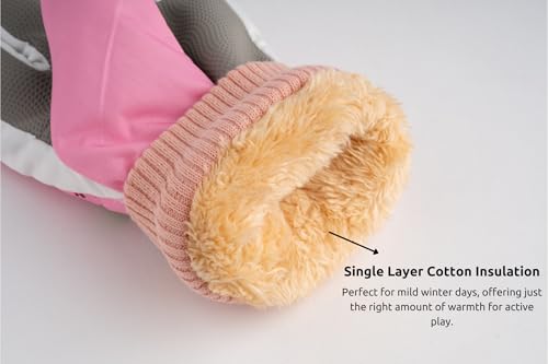 Playful Paws Kids Winter Gloves: Water-Resistant Snow & Ski Gloves for Boys & Girls Ages 7-13 - One Size Fits All!4