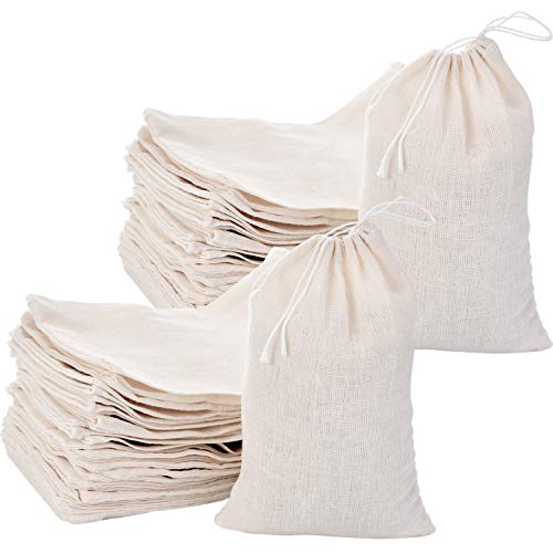 Bolsas de muselina de algodón Tatuo de 4x6'' ideales para detalles de eventos y joyería