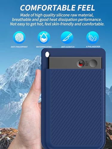 Schutzhülle für PLAUD Note AI-Diktiergerät, vollständige Abdeckung, wiederholbar, waschbar, Rundumschutz, Fallschutz, Schwarz