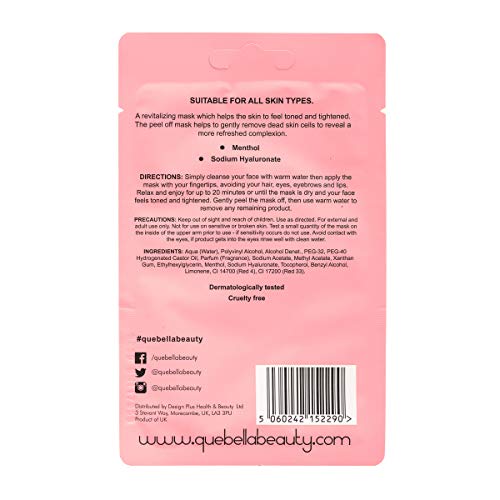 Que Bella Revitalizing Strawberry Peel Off Face Mask - 0.33Oz #TOP1