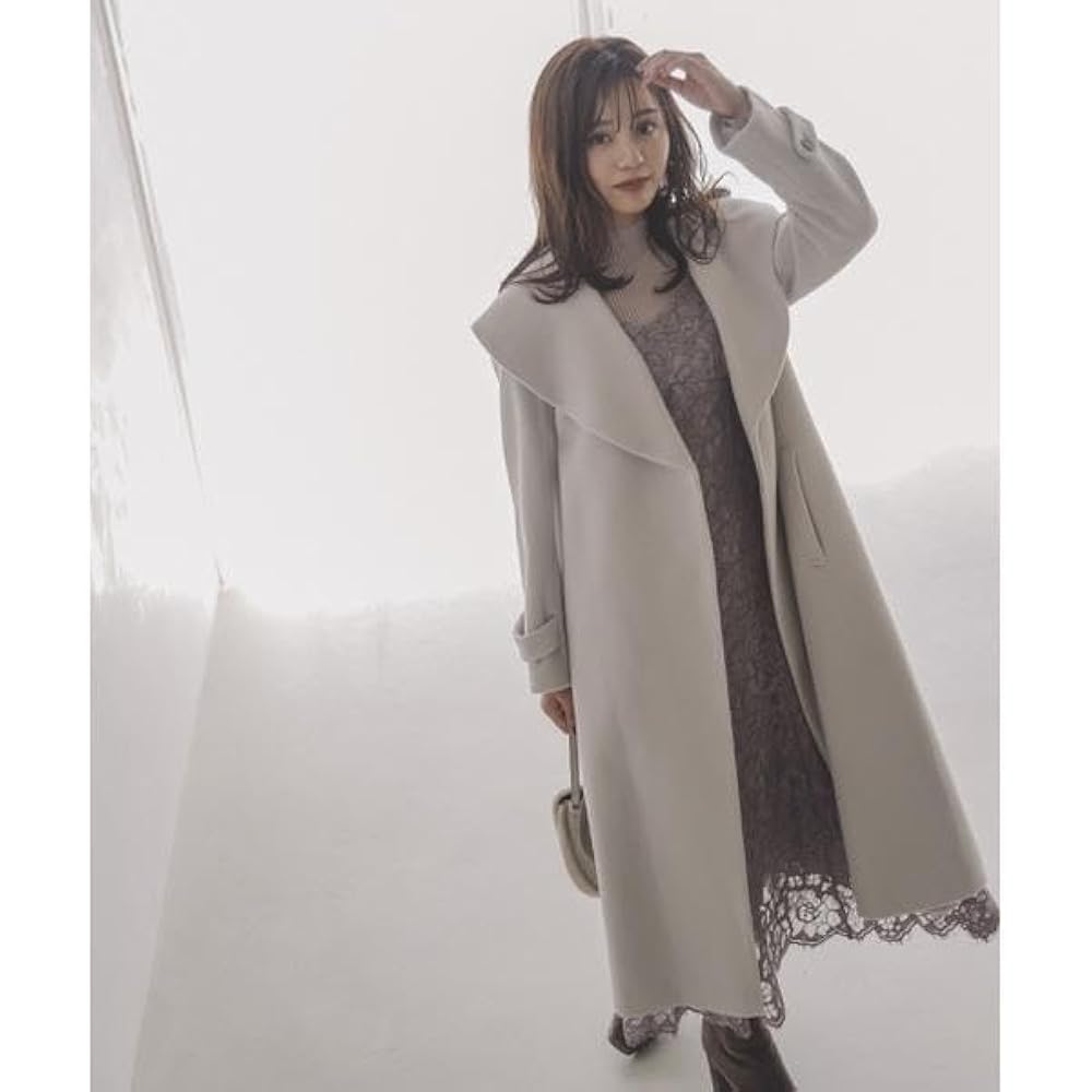 プロポーションボディドレッシング ガウンロングコート Sサイズ ベージュ 未使用 プロポーションボディドレッシング PROPORTION BODY DRESSING