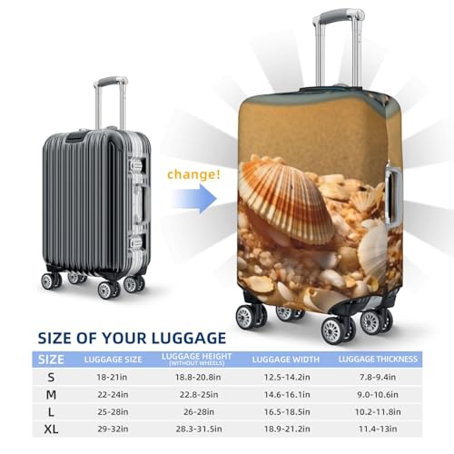 Housse de protection pour valises contre les rayures de soute taille L noir
