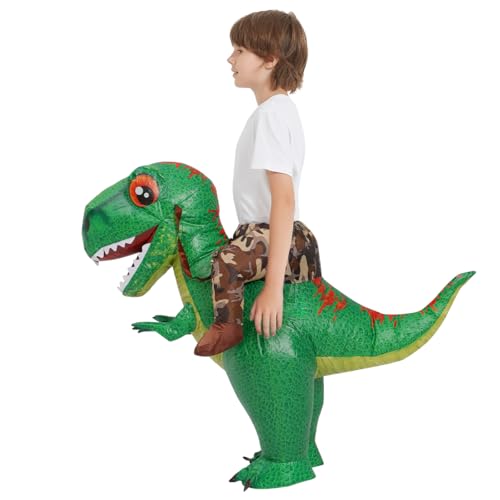Disfraz Inflable de Dinosaurio T-Rex para Niños miniatura 5