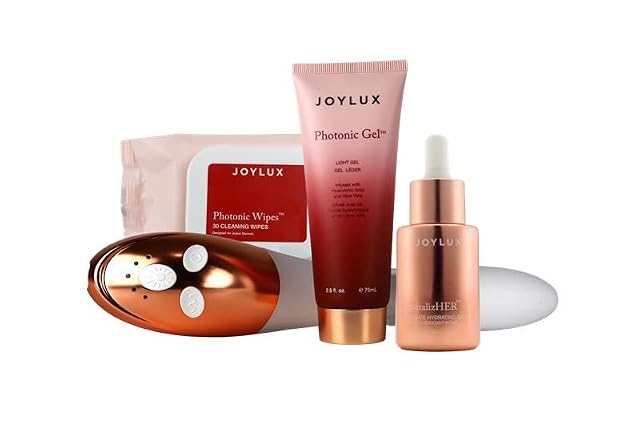 Joylux Rose Gold vFit Red LED Light Device EmpowHER Intimate Wellness System for Menopausal Women New Mothers Promotes