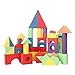 Produktbild LIULAOHAN Foam Block Stapeln Spielzeug, 50 Stück einfache geometrische gestapelte Spielzeug, Kinder Aufklärung Education Tools (Size : Large)