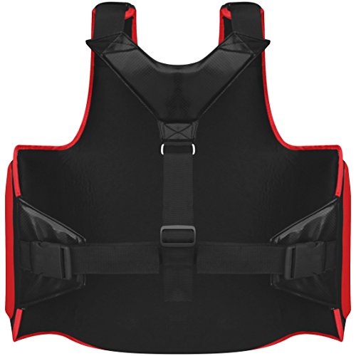 Mytra Fusion Chest & Belly Protector Body Shield Body Armor Body Pad Body Protector Chest Ribs And Belly Protector For Boxing Mma Muay Thai Fitness Gym Workout (Red Black) #TOP4