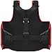 Mytra Fusion Chest & Belly Protector Body Shield Body Armor Body Pad Body Protector Chest Ribs and Belly Protector for Boxing MMA Muay Thai Fitness Gym Workout (Red Black)