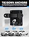 Forccord Tie Down Anchors Fit for Ford F150 F250 F350 & Raptor 2026 2025-2015 (Include Lightning) Truck Trailer Tie Down Anchors Car Accessories Replace# FL3Z-99000A64-B Bed Tie Downs for Truck-4 Pack