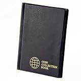 OSOPOLA Coin Storage Album - 120 Pockets Coin Collecting Holder for Collectors Black CS3912